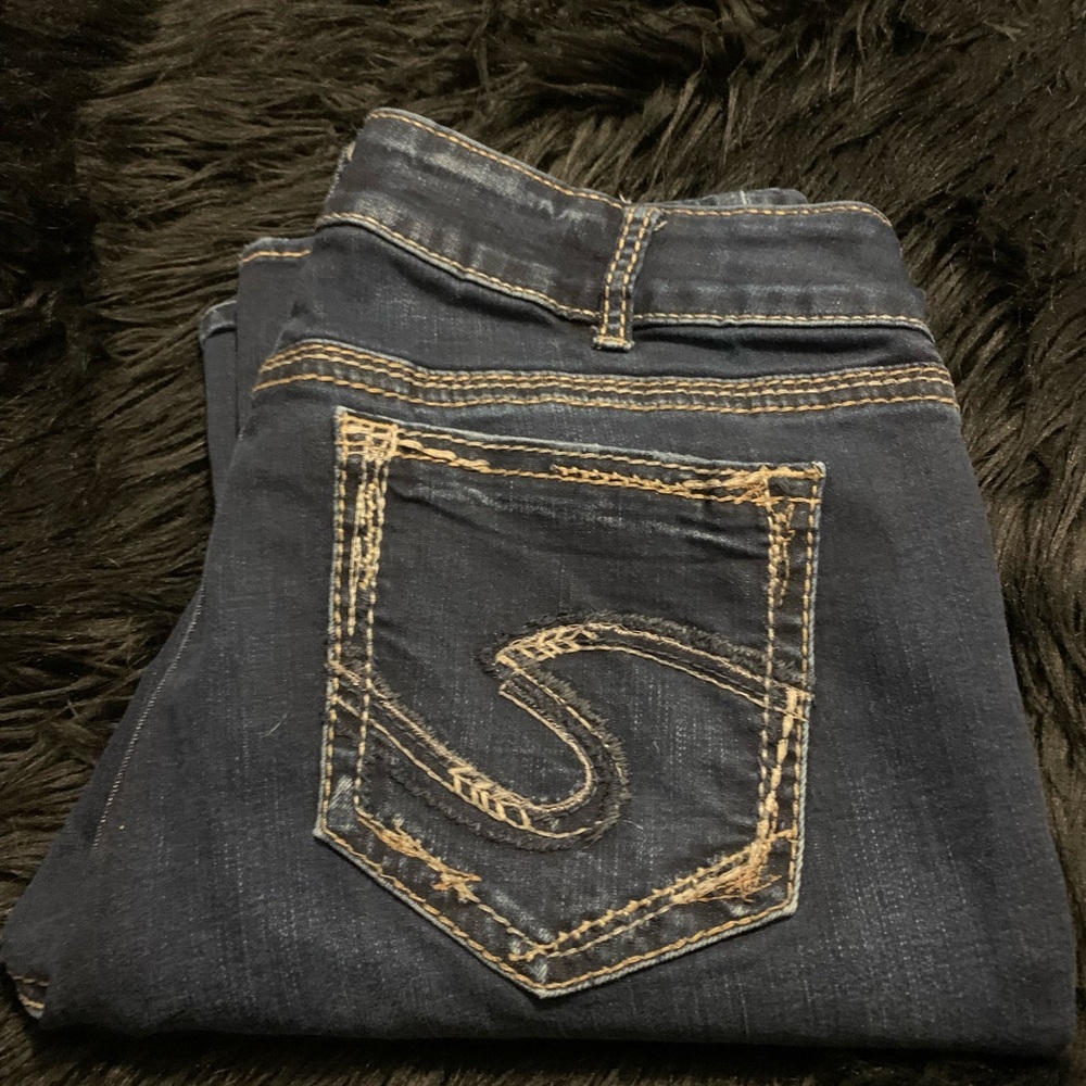 Silver Elyse Straight Leg